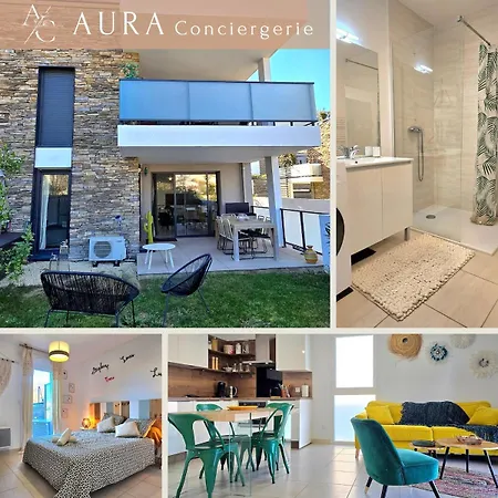 La Ciccia - Cosy De Plain-pied, Avec Jardin, Terrasse Et Garage Prive - By Auraconcergerie Appartement Saint-Cyr-sur-Mer